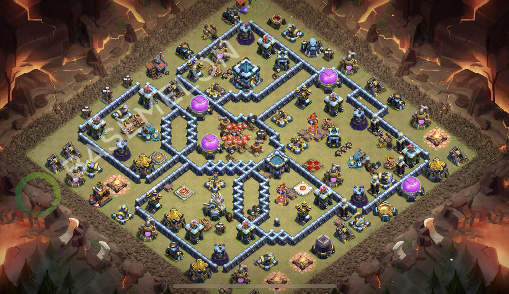 Town Hall Level 13 War Base Design 2026, Layout #2978