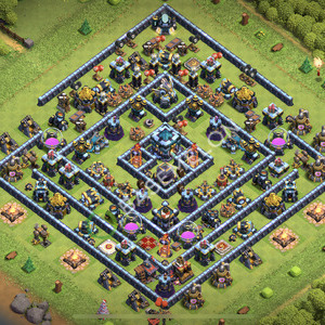 Town Hall Level 13 Farm Base Design 2026, Legend League, Hybrid, Layout #3010