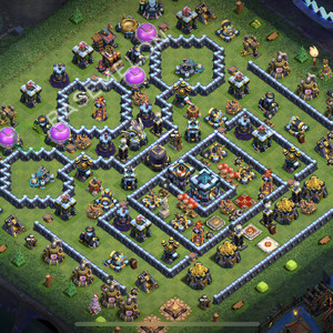 Town Hall Level 13 Trophy/Defense Base Design 2026, Anti Everything, Layout #3150