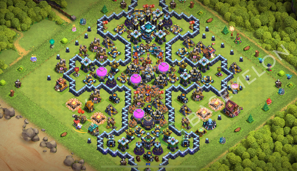 Town Hall Level 13 Progress Base Design 2026, Layout #3286