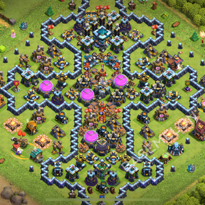 Town Hall Level 13 Progress Base Design 2026, Layout #3286