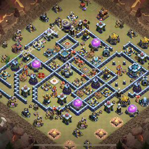 Town Hall Level 13 War Base Design 2026, Anti Everything, Layout #3324