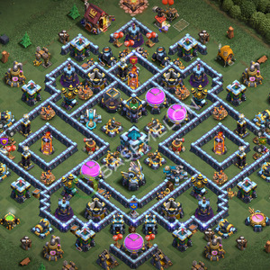 Town Hall Level 13 Trophy/Defense Base Design 2026, Anti 3 Stars, Anti Air, Layout #3616