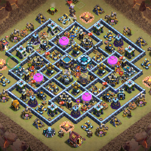 Town Hall Level 13 War Base Design 2026, Legend League, Layout #3652