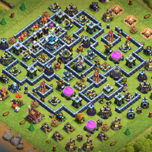Town Hall Level 13 Trophy/Defense Base Design 2026, Anti Air, Layout #3658