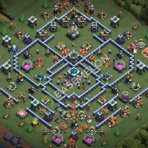 Aldea del Ayuntamiento Nivel 13 para Defensa, Anti 2 Estrellas Diseño 2026, #3707