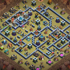 Town Hall Level 13 War Base Design 2026, Max Levels, Layout #3733