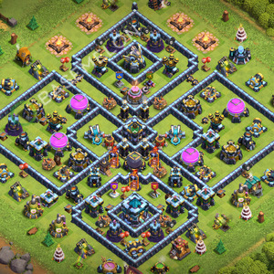 Town Hall Level 13 Farm Base Design 2026, Anti 3 Stars, Layout #3806