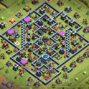 Rathaus Level 13 Farmen Base, Anti Alles, Layout #384