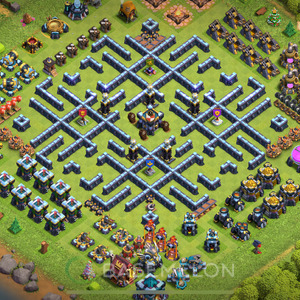 Town Hall Level 13 Progress Base Design 2025, Layout #386