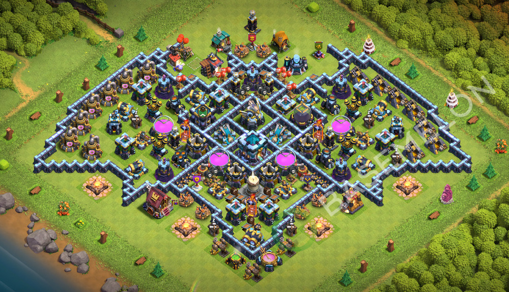 Town Hall Level 13 Progress Base Design 2026, Layout #3876