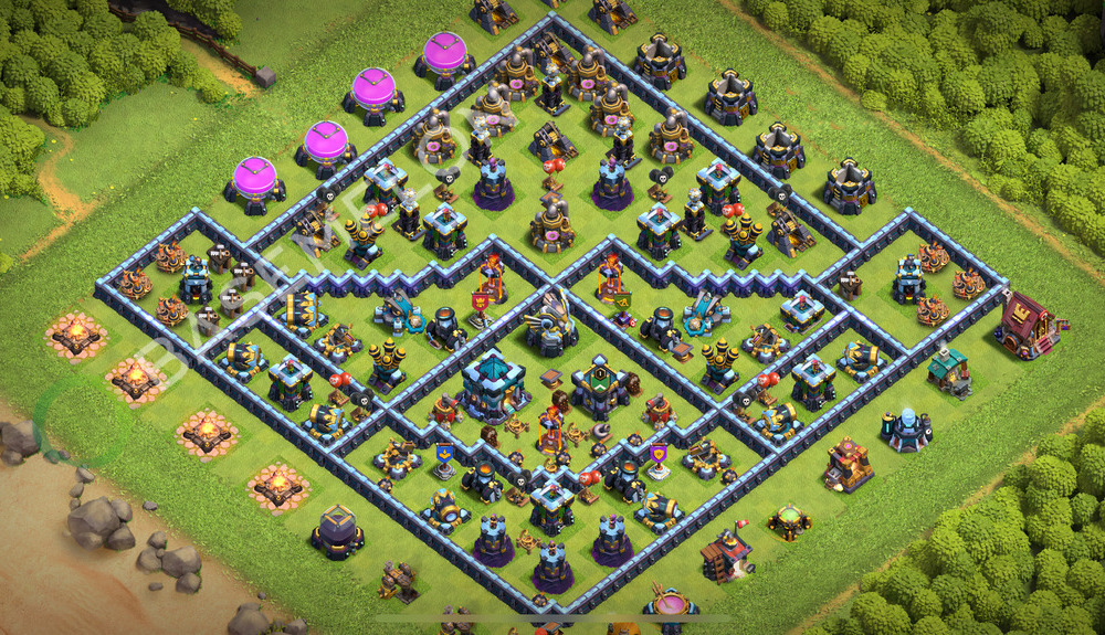 Aldea del Ayuntamiento Nivel 13 para Defensa, Anti 3 Estrellas Diseño 2026, #3902