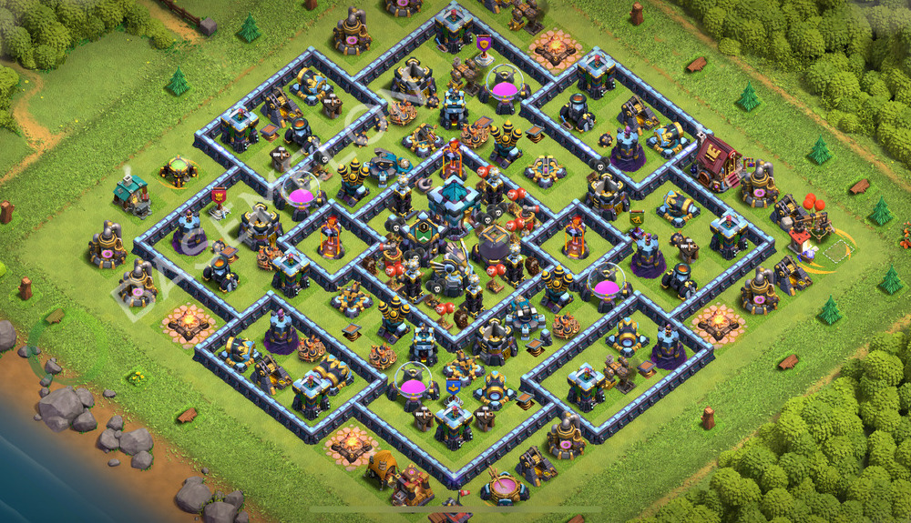 Hôtel de Ville Level 13 Trophées/Défense Base  2026, Niveaux max, Anti Tout, Village #3922