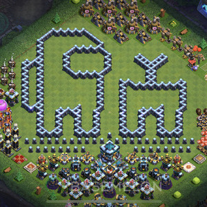 Rathaus Level 13 Progress Base, Layout #434