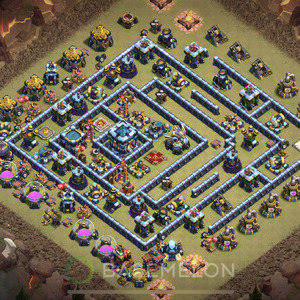 Town Hall Level 13 War Base Design, Anti Everything, Layout #475