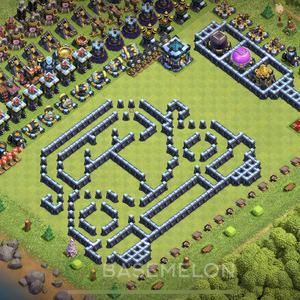 Rathaus Level 13 Progress Base, Layout #604