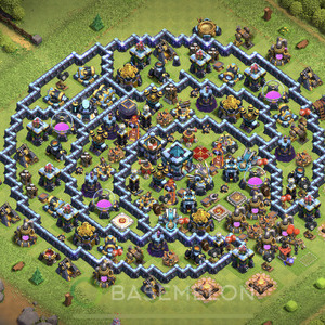 Rathaus Level 13 Farmen Base, Hybrid, Layout #701