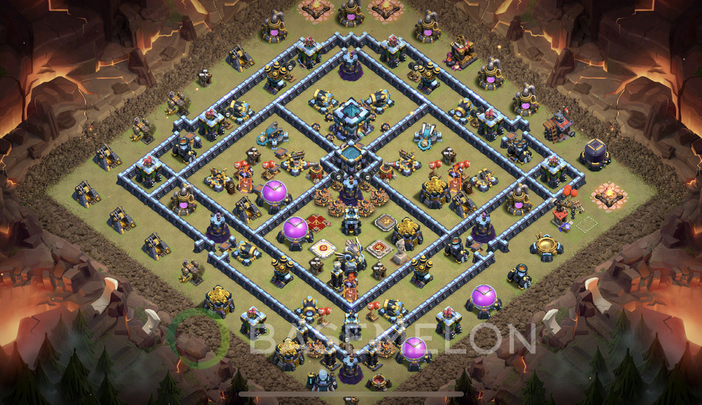 Town Hall Level 13 War Base Design 2024, Anti 3 Stars, Anti Everything, Layout #819