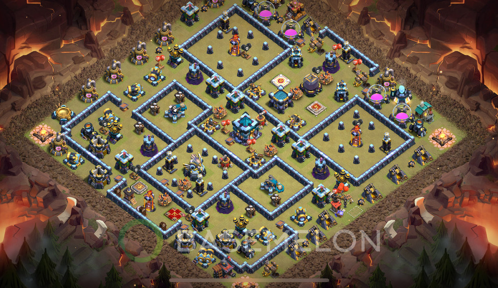 Town Hall Level 13 War Base Design 2024, Layout #853