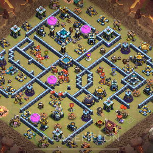 Rathaus Level 13 Krieg Base 2025, Layout #896