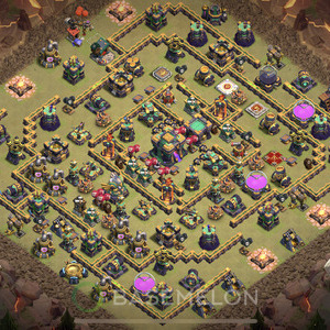 Town Hall Level 14 War Base Design 2025, Anti Everything, Layout #1203