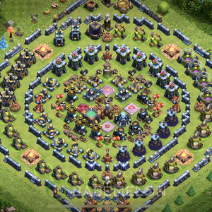 Town Hall Level 14 Progress Base Design, Layout #125