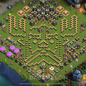 Town Hall Level 14 Progress Base Design 2025, Layout #1256