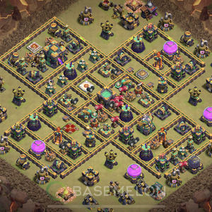 Rathaus Level 14 Krieg Base 2025, Layout #1374