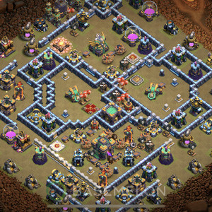 Rathaus Level 14 Krieg Base 2025, Layout #1397