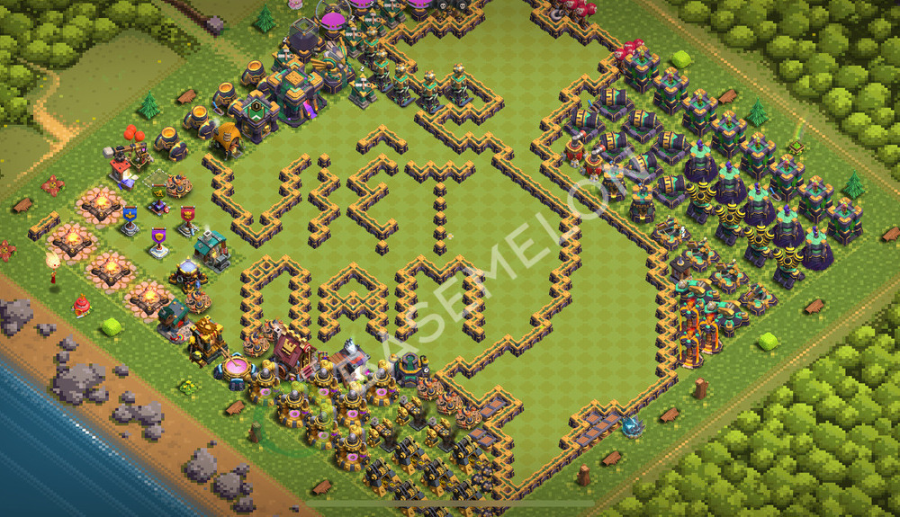 Town Hall Level 14 Progress Base Design 2026, Layout #1418