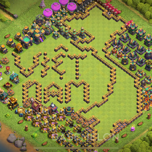 Town Hall Level 14 Progress Base Design 2025, Layout #1418