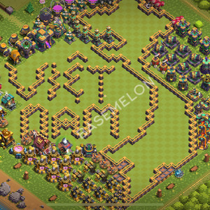 Town Hall Level 14 Progress Base Design 2026, Layout #1418