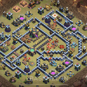 Rathaus Level 14 Krieg Base 2025, Anti Alles, Layout #1451