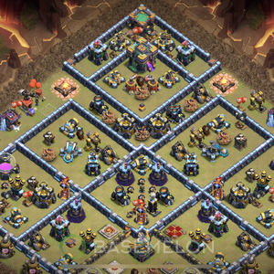 Town Hall Level 14 War Base Design 2025, Anti Everything, Layout #1476