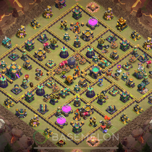 Rathaus Level 14 Krieg Base 2025, Anti Alles, Layout #1529