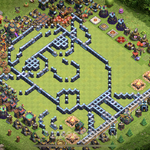 Town Hall Level 14 Progress Base Design 2025, Layout #1555