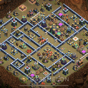 Rathaus Level 14 Krieg Base 2025, Anti Alles, Layout #1622