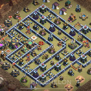 Town Hall Level 14 War Base Design 2025, Anti 3 Stars, Anti Everything, Layout #1720