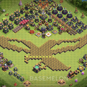 Town Hall Level 14 Progress Base Design 2025, Layout #1740