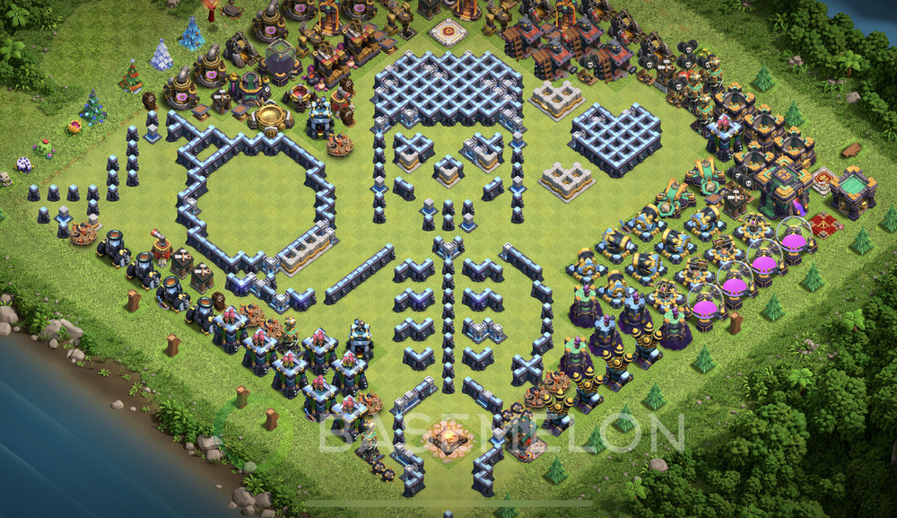 Hôtel de Ville Level 14 Progress Base  2025, Village #1741