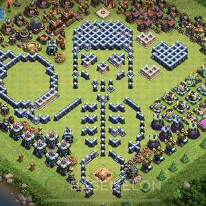 Town Hall Level 14 Progress Base Design 2025, Layout #1741