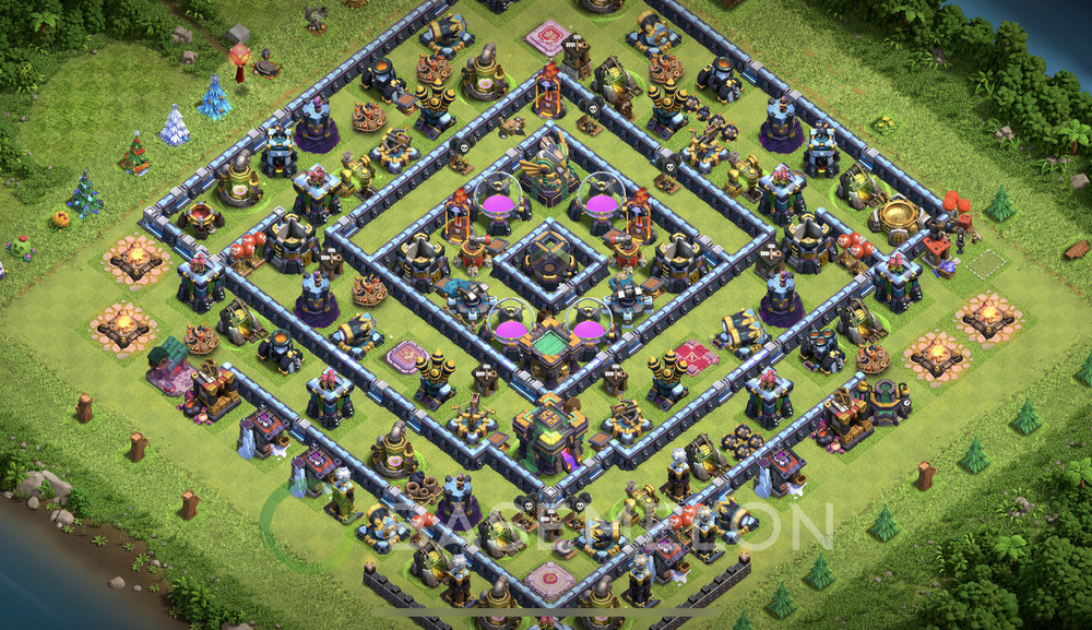 Town Hall Level 14 Farm Base Design 2025, Hybrid, Anti Air, Layout #1788