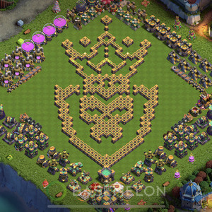 Town Hall Level 14 Progress Base Design 2025, Layout #1798