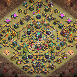 Town Hall Level 14 War Base Design 2026, Anti 2 Stars, Legend League, Layout #1824