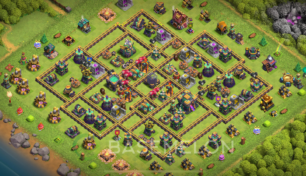 Hôtel de Ville Level 14 Farming Base  2025, Village #1858