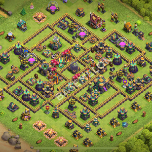 Town Hall Level 14 Farm Base Design 2026, Layout #1858