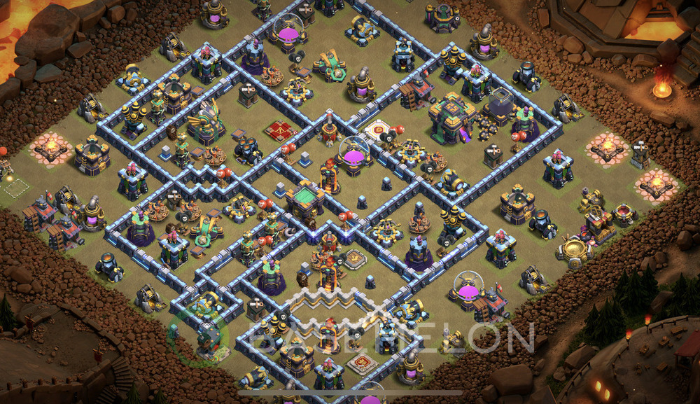 Town Hall Level 14 War Base Design 2025, Anti 3 Stars, Anti Everything, Layout #1886