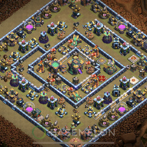 Rathaus Level 14 Krieg Base 2025, Anti 2 Sterne, Anti Alles, Layout #1923