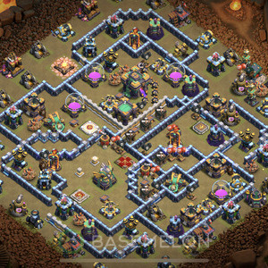 Town Hall Level 14 War Base Design 2025, Layout #2086