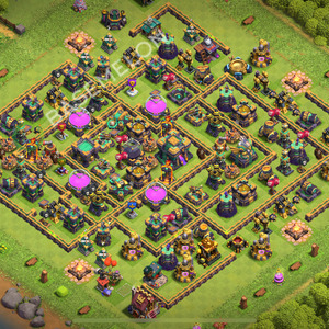 Town Hall Level 14 Farm Base Design 2025, Anti Air, Layout #2177